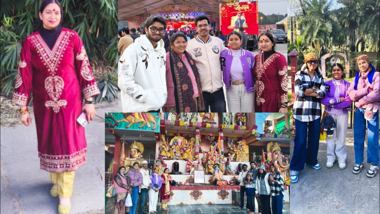 #aaj din bhar ghumte Rahe#Vaishno Mata Mandir Chandigarh#31b#Swadeshi Mela#Japanese garden#fabulous