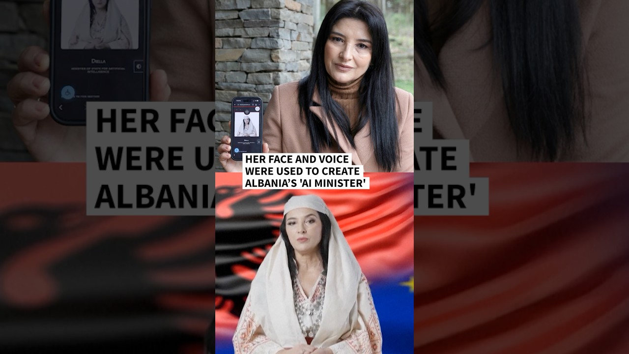 The woman fighting to reclaim her face from Albania's 'AI minister | AFP
