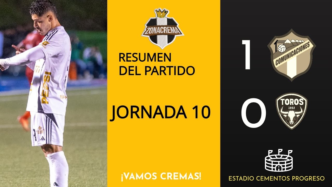 Resumen Comunicaciones F.C. vrs Malacateco, fin a la mala racha Crema. 👻 