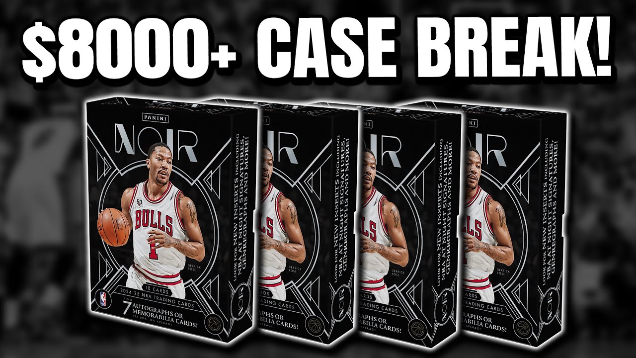 WE RIPPED AN $8000+ CASE OF 2024-25 PANINI NOIR NBA....