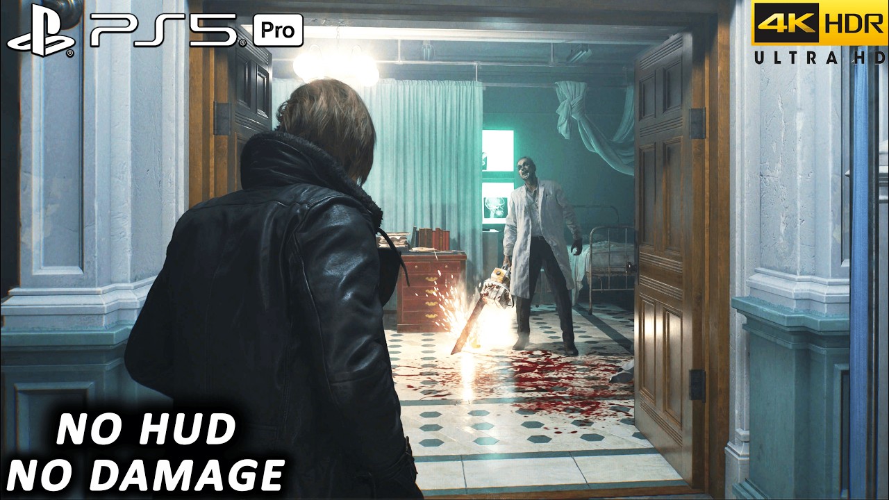 Resident Evil Requiem PS5 Pro Aggressive & Stealth Gameplay Part 1 ( NO HUD / NO DAMAGE ) 4K/60FPS .