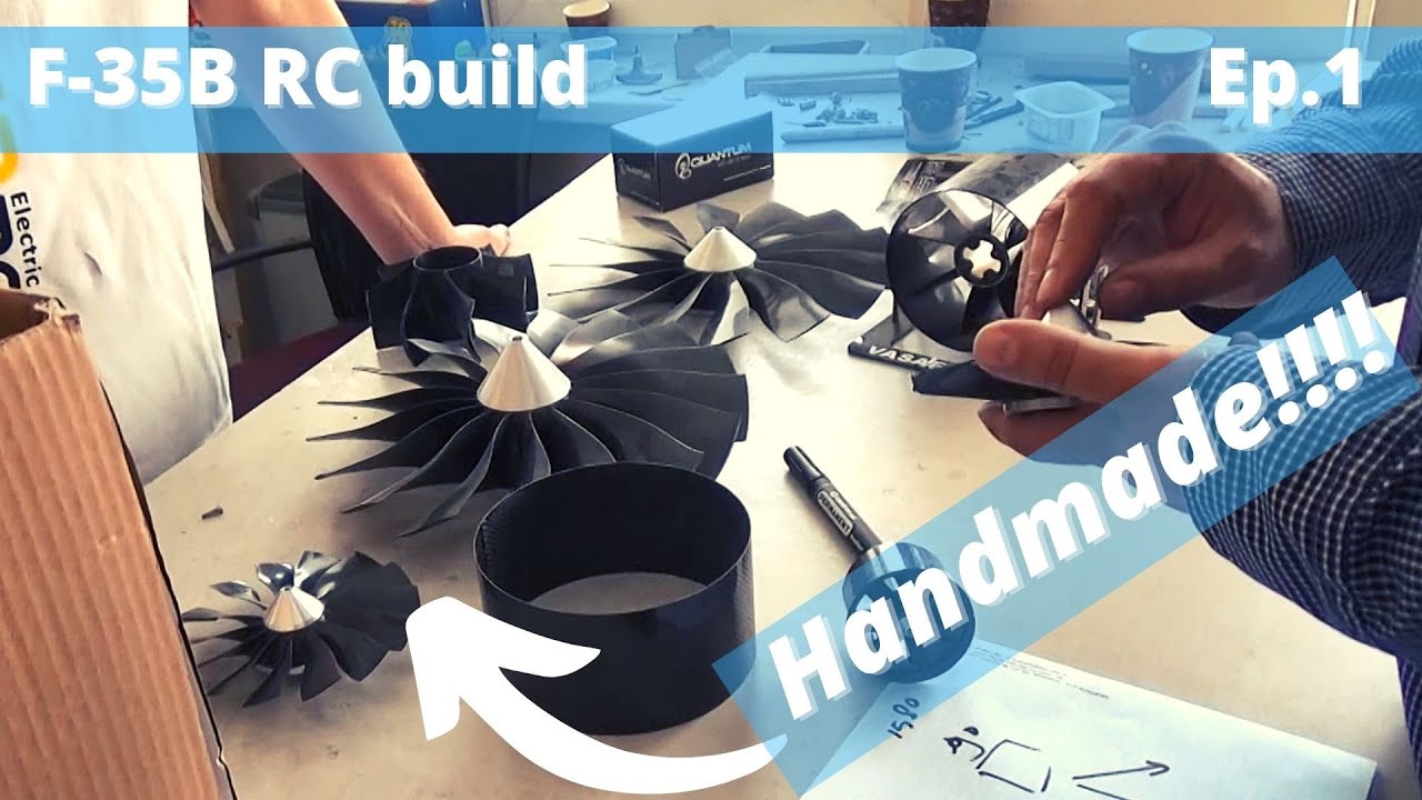 F-35B | Carbon EDF 90mm Turbine Handmade!!RC Build!
