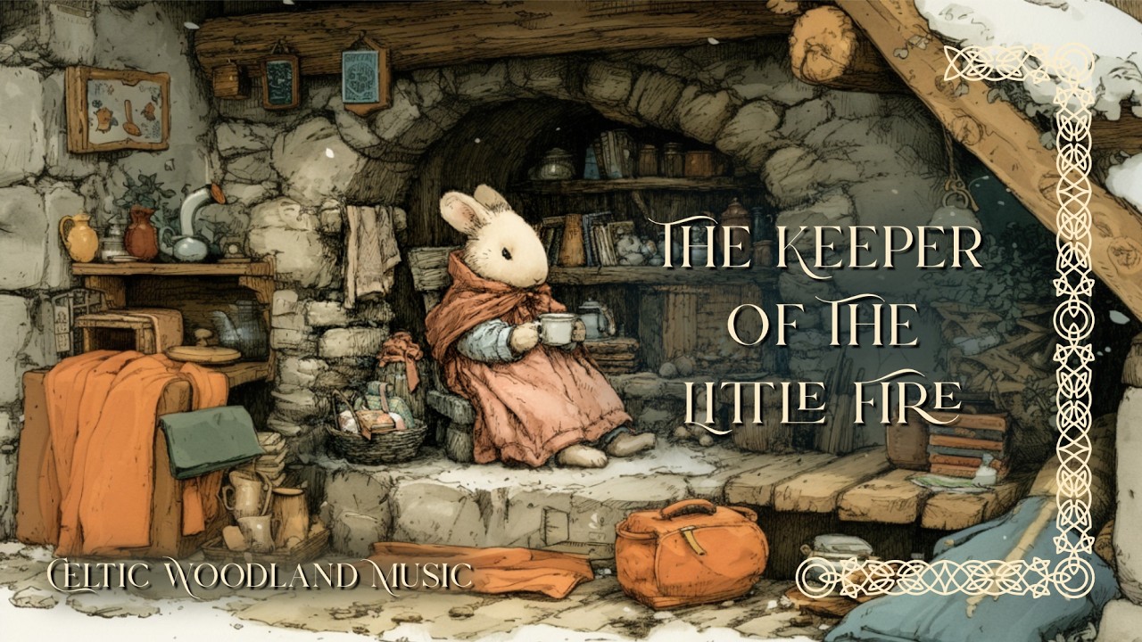Calm Celtic Fantasy Music to Relax, Breathe & Let Go 🔥 The Keeper of the Little Fire