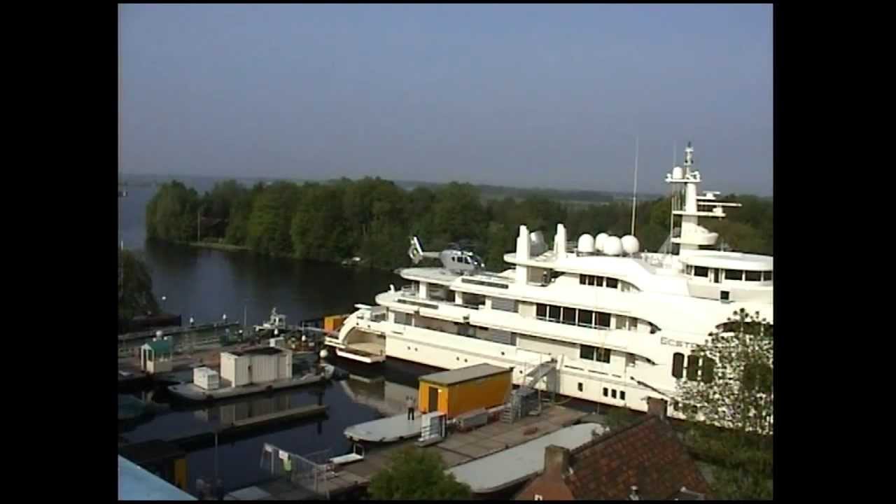 Roman Abramovich yacht Helikopterdeck testing