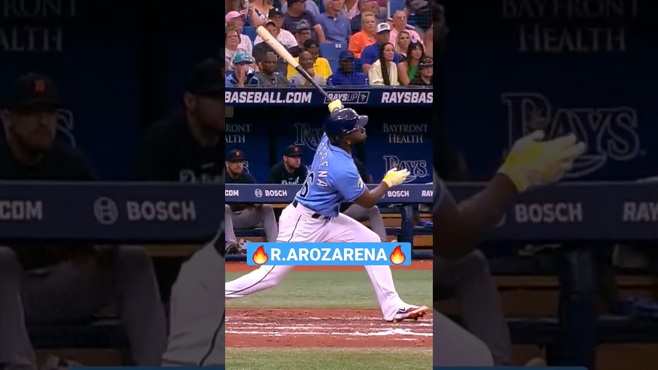 Randy Arozarena primer HR de la temporada MLB 2023 😁☄️💪#viral #shortvideo