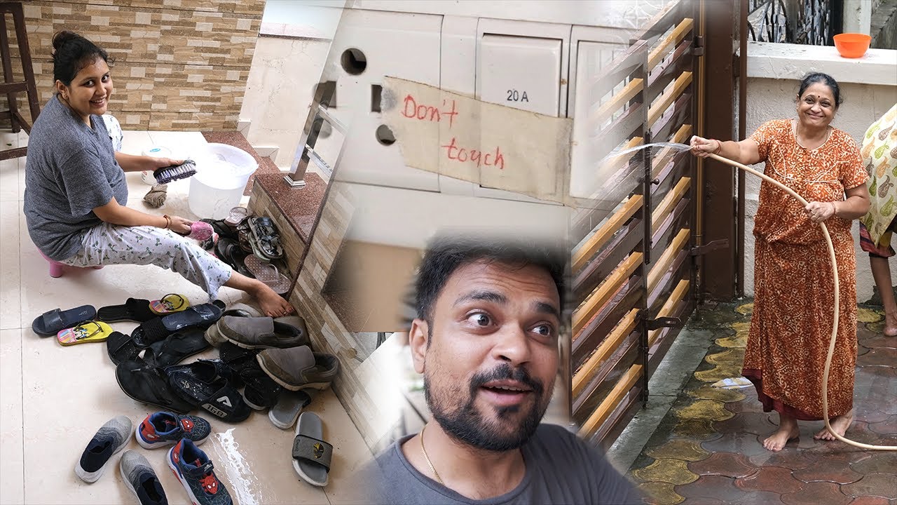 hadd hai yaar, aise kon safai karta hai ? super funny gujarati vlog !