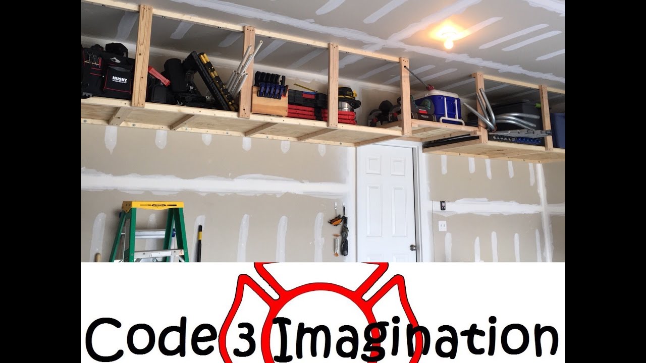 Overhead Garage Shelves
