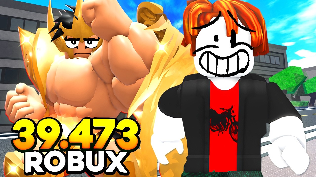 🤑💲 EVOLUA OS MUSCULOS COM ROBUX INFINITO PARA SE TORNAR O REI DO ROBLOX