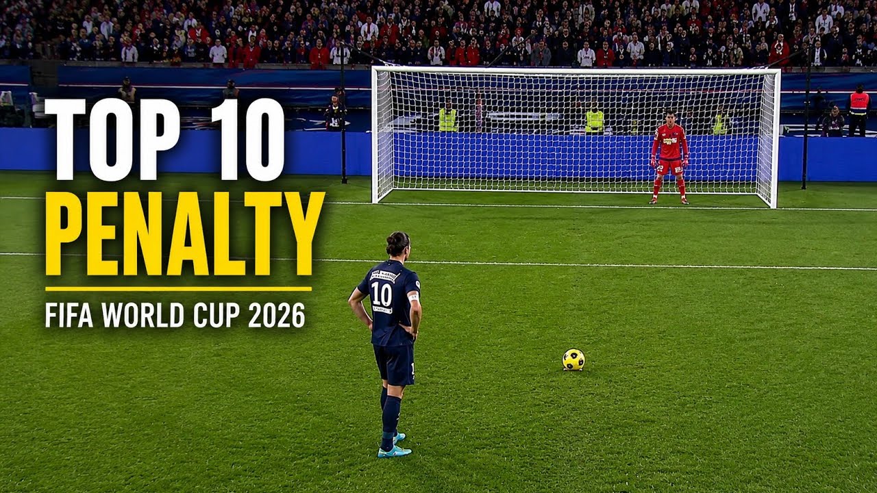 TOP 10 Penalties FIFA World Cup 2026 | Best Penalty Goals