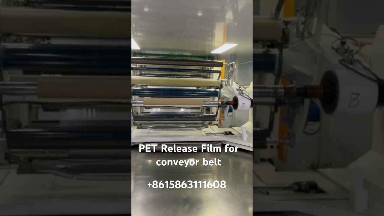 Normal Working day for PET Film Manufacture #petreleasefilm #conveyorbelt #manufacturing