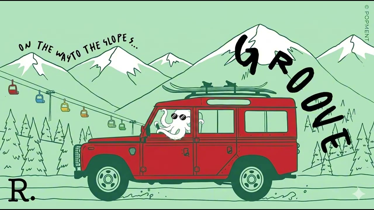 🏔️ Alpine Octopus Groove | Ultimate Chill Jazzhop Mix - Music for Focus, Study & Winter Road Trips