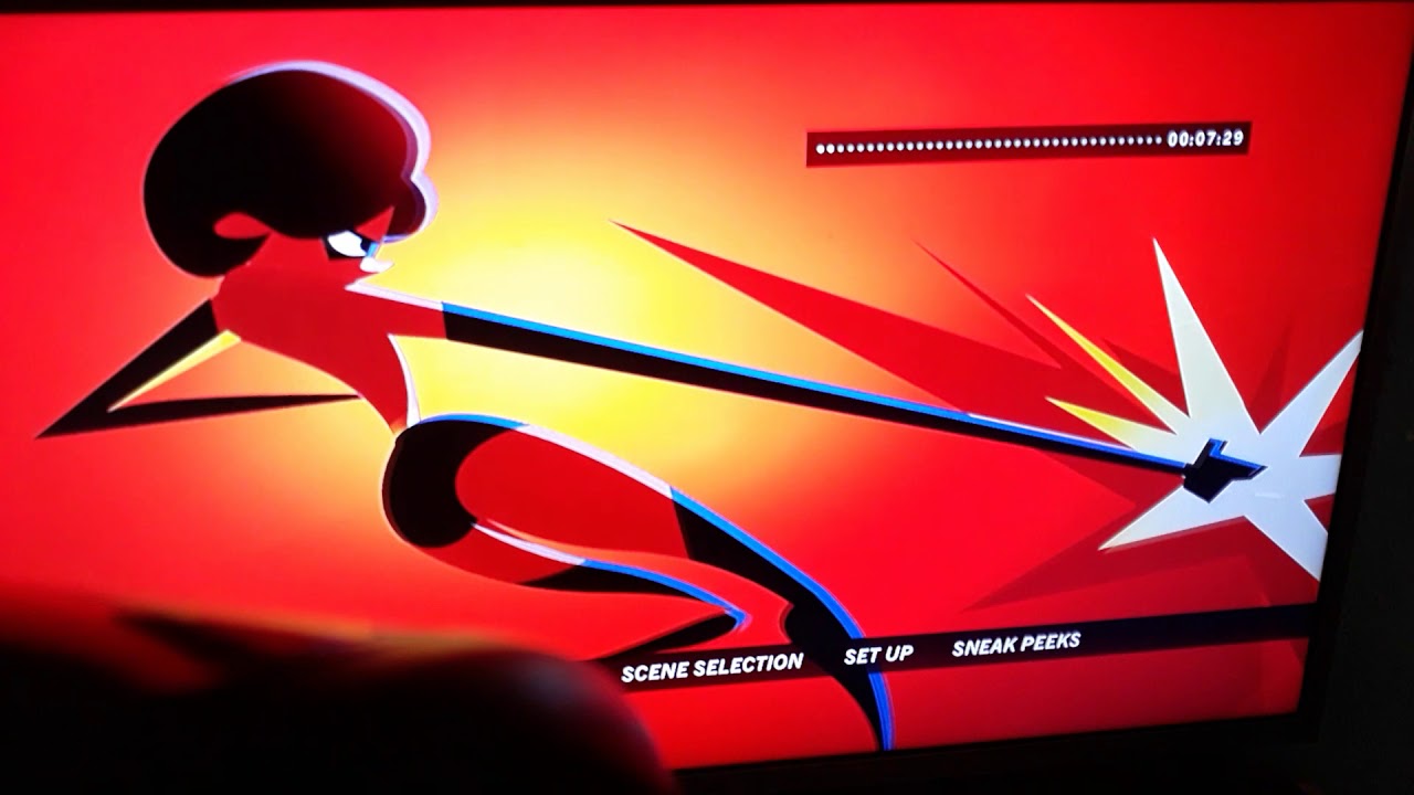 Opening to Incredibles 2 2018 Blu-ray (Disc 1)