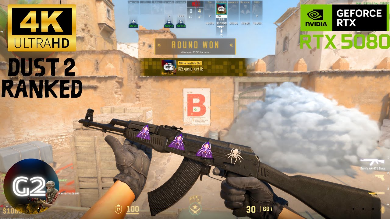Counter Strike 2 | RTX 5080 | Ultra Settings 4K Gameplay (No Commentary)