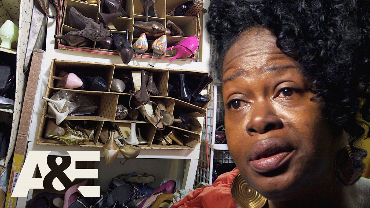 10 TONS of Shoes, Wigs & Clutter Take Over Her Home | Hoarders | A&E