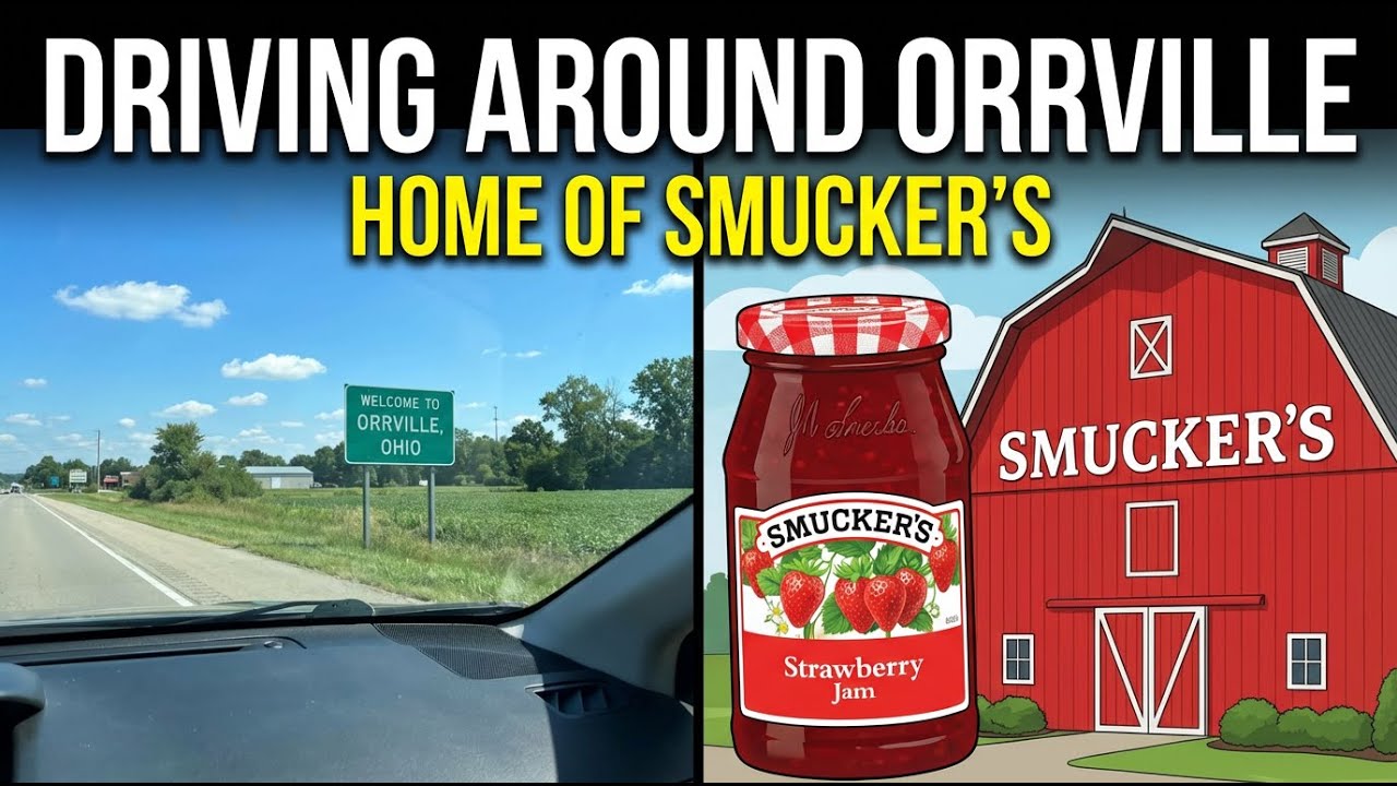 Driving around Orrville, Ohio