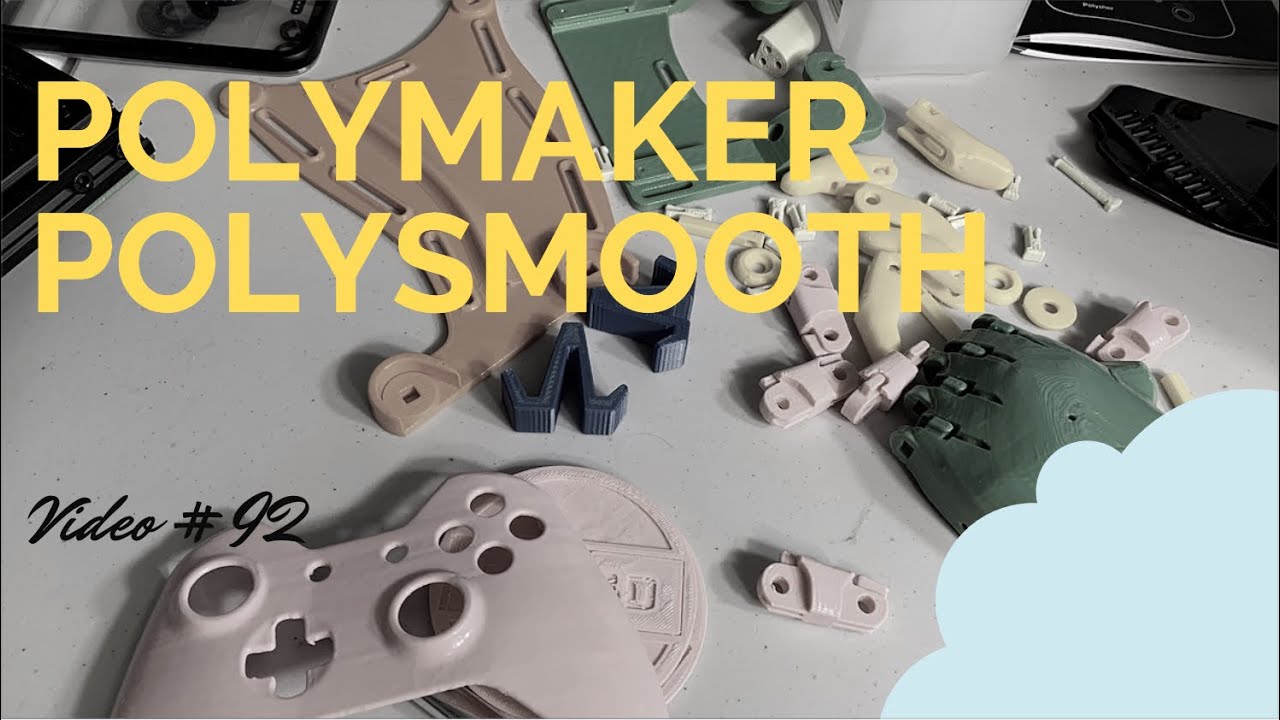 Polymaker PolySmooth Filament Review(Newest Colors)