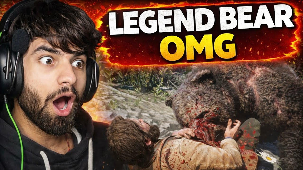 Legendary Bear Almost Killed Me 😱 | RDR2 Shocking Encounter