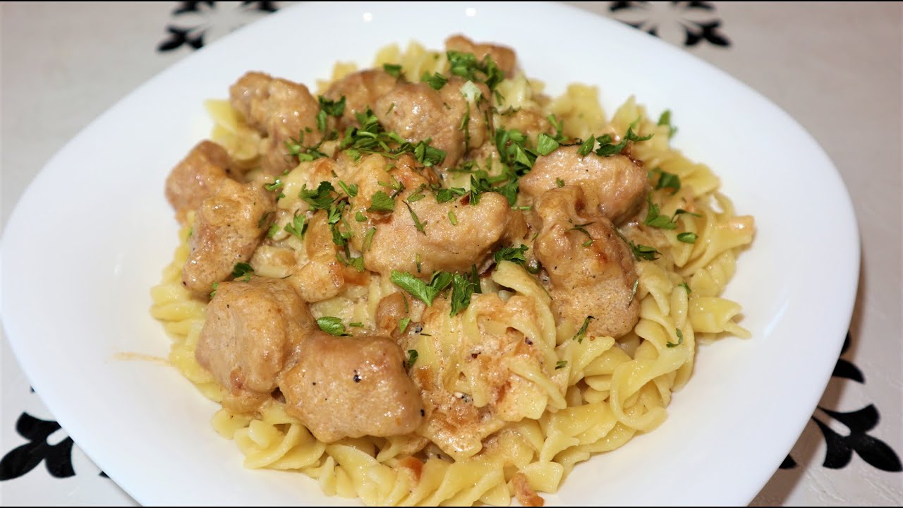 Свинина тушёная в сметанном соусе, очень вкусная, нежная и сочетается с любым гарниром #14