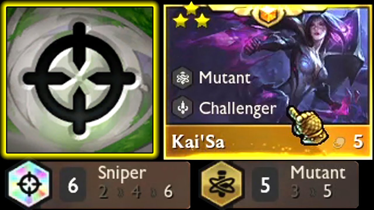 Sniper Kai'Sa ⭐⭐⭐ The Fastest Oneshot | TFT Set 6