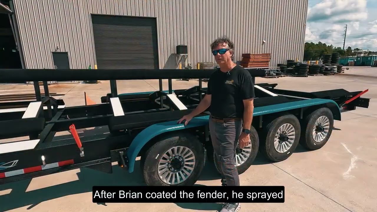 SPECTACULAR Freeman Coated Trailer!