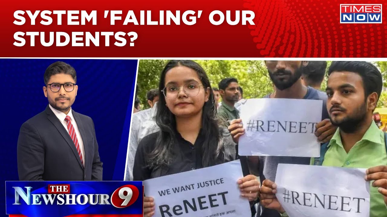 NEET Row: Angry Students Hit Streets For Justice; System 'Failing' Our Students | Newshour Debate