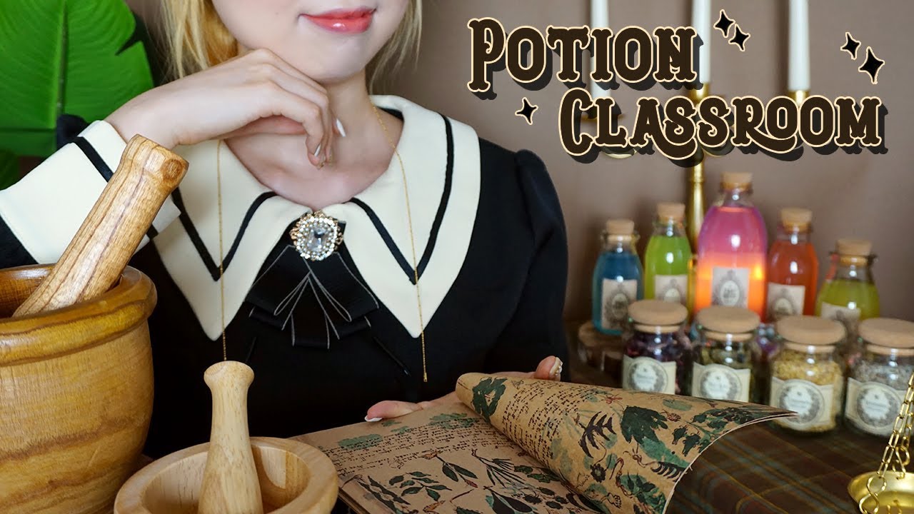 ASMR Brewing a Magic Potion For You🖤 Potion Master
