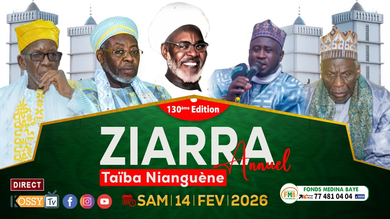 [🔴DIRECT ] Gamou Ziarra Annuel Ta&iuml;ba Niangu&egrave;ne Edition 2026