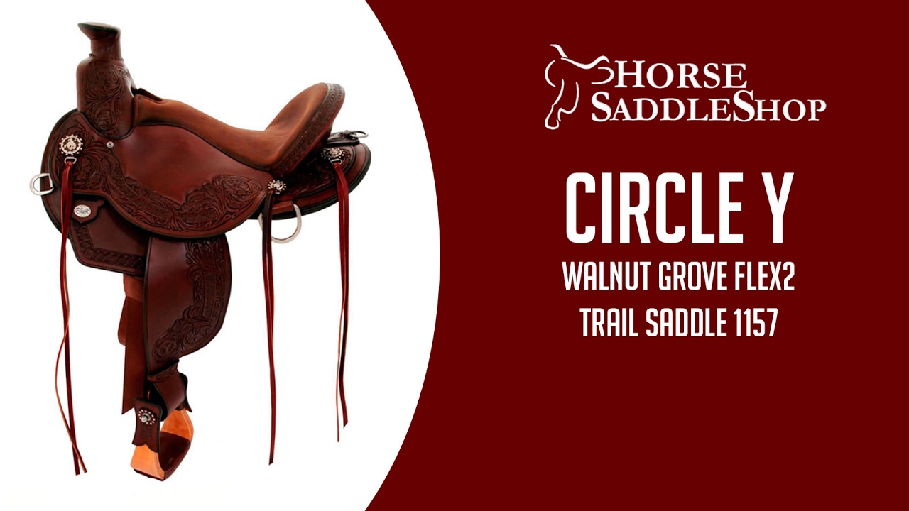 Circle Y Walnut Grove Flex2 Trail Saddle 1157