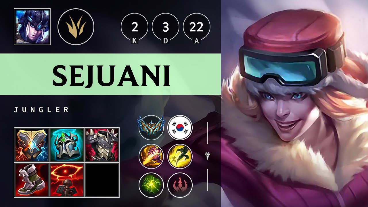 Sejuani Jungle vs Zac - KR Challenger Patch 14.18