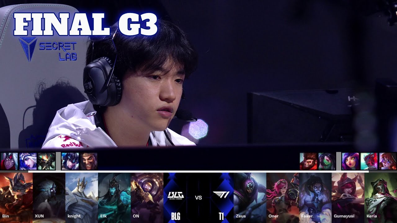 T1 vs BLG - Game 3 | Grand Final LoL Worlds 2024 | T1 vs Bilibili Gaming G3 full