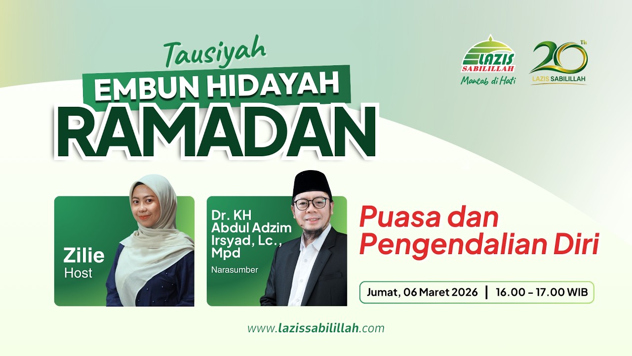 🔴LIVE | Puasa dan Pengendalian Diri | Embun Hidayah Ramadan 1447 H