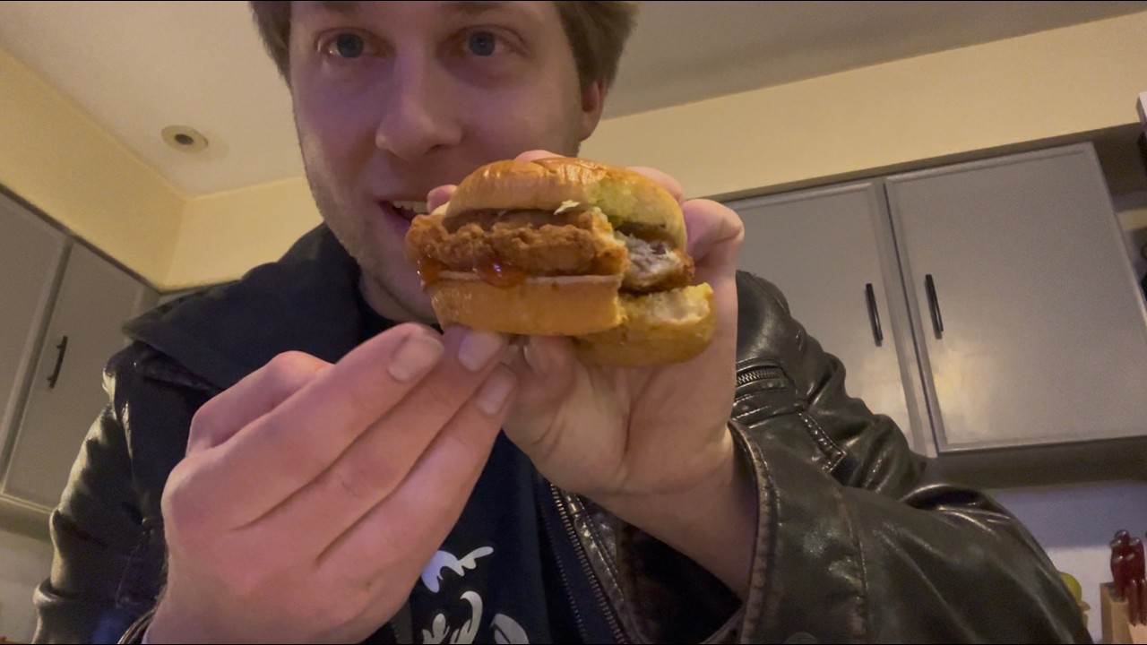 McDonald's Sweet Volcano Burst Sandwich
