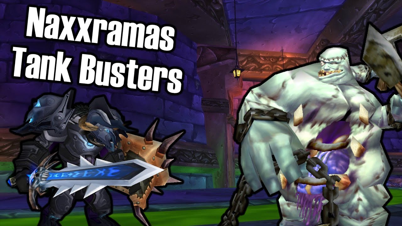Tanking Naxxramas - 3 Tankbusters (Maexxna, Patchwerk, Loatheb) | Classic WoW