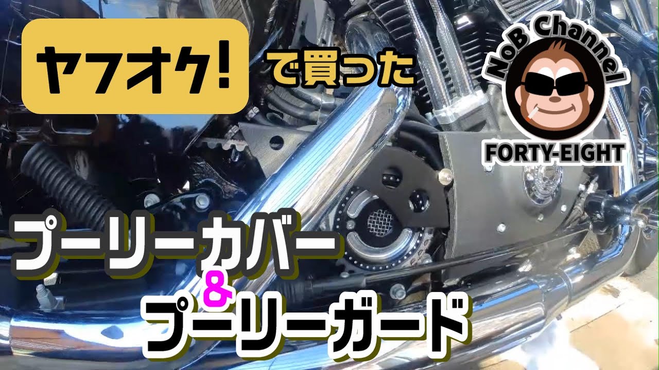 【フォーティエイト】ヤフオクで買った、プーリーカバー、プーリーガードがカッコよすぎる！