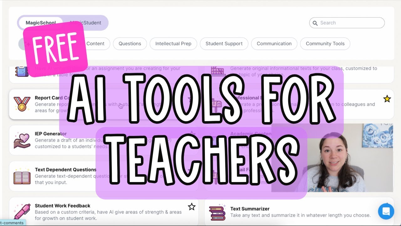 Free AI Tools for Teachers