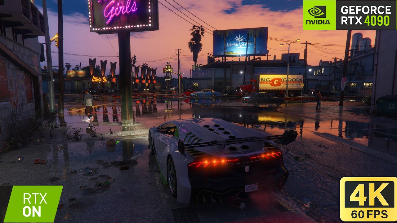 GTA 5 Enhanced PC Gameplay - RTX 4090(4K Maxed Out Settings)