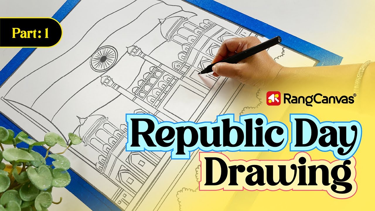 Republic Day drawing easy | Republic Day drawing for beginners #republicday #drawing
