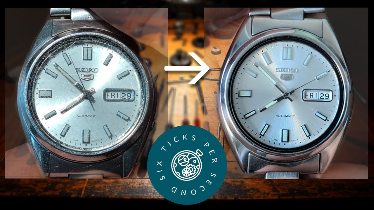 Замена стекла часов Seiko SNXS73