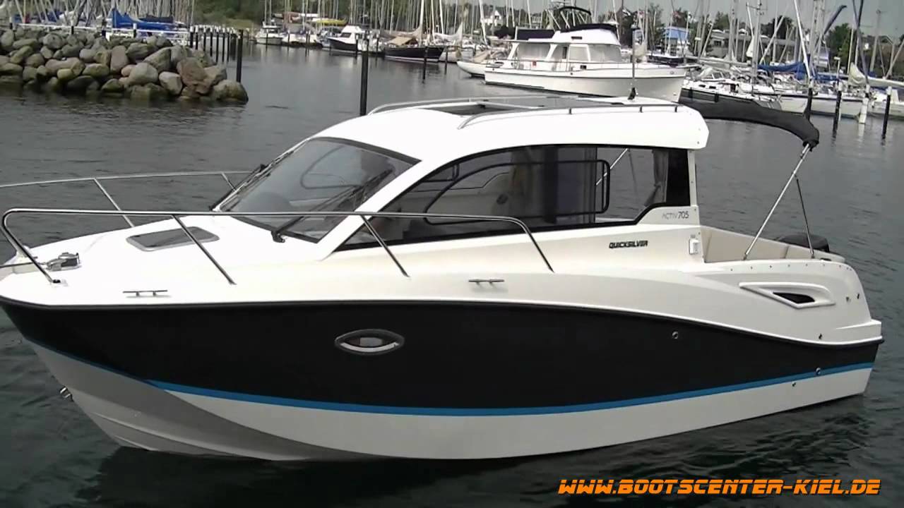 Bootscenter Kiel Quicksilver Activ 705 Cruiser Slippen und Fahren