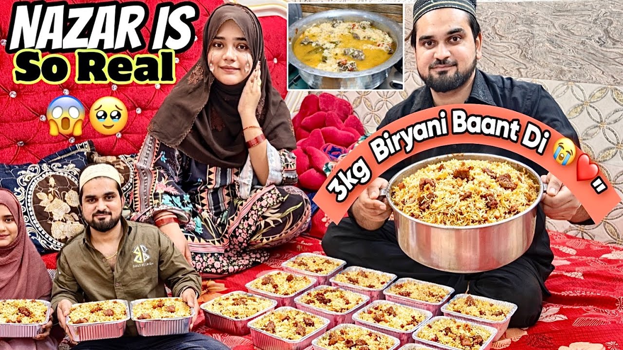 Nazar Is So Real,Ye Kya Ho Rha He Hmare Ghar me😱3kg Biryani Bnakar Banti😮‍💨 Biryani Me Bhi Popat 