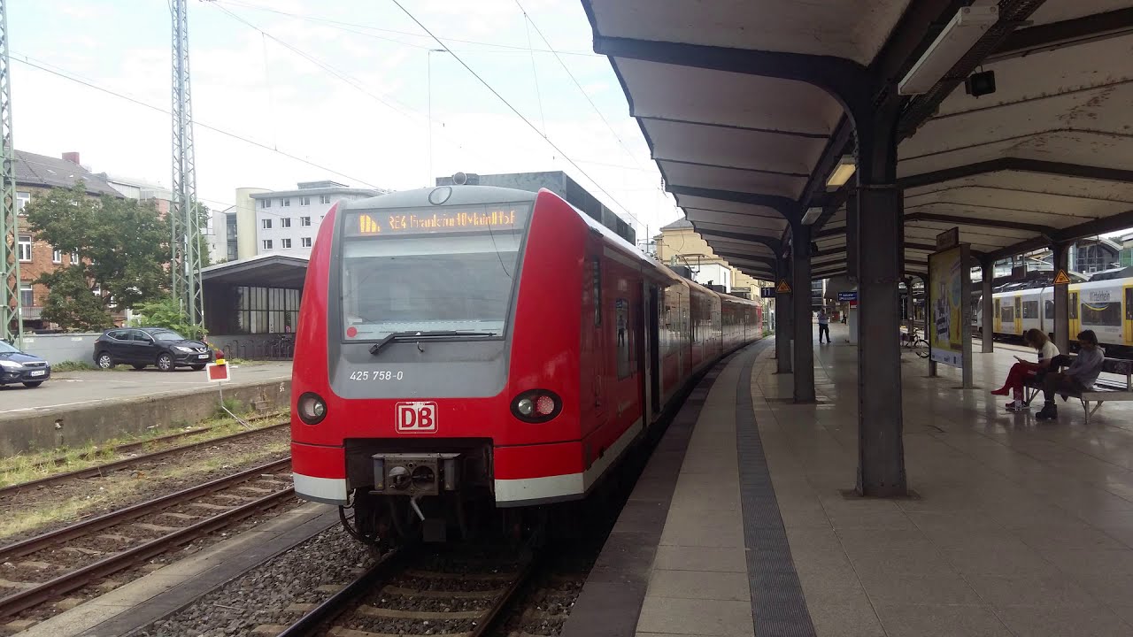 RE 4 Mitfahrt von Mainz HBF bis Frankfurt HBF (BR 425)