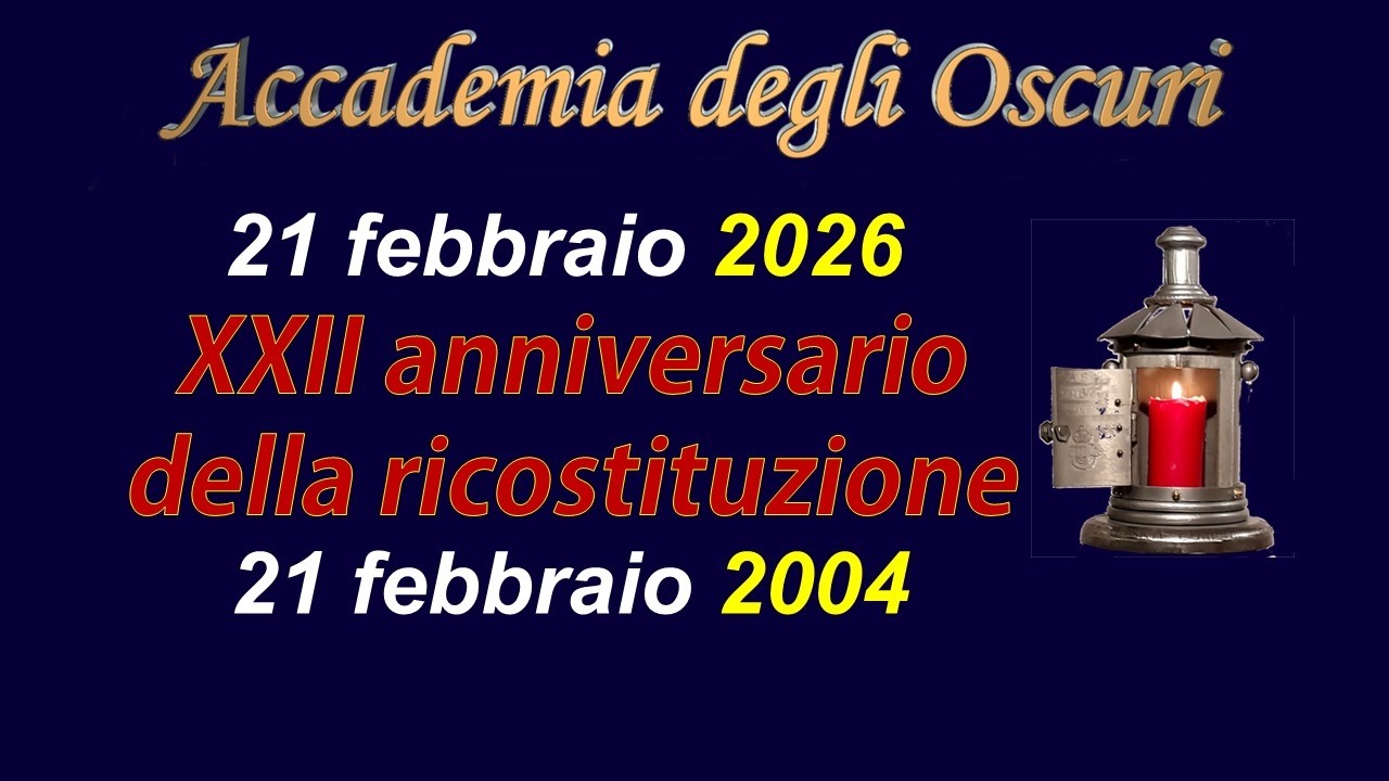 XXII anni accademici