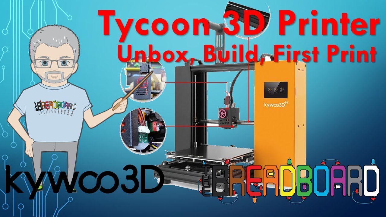 Kywoo3D Tycoon Kit Build and first print