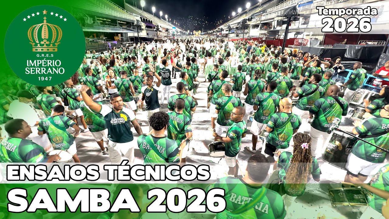 IMPERIO SERRANO 2026 - 4K | ENSAIO TÉCNICO - LARGADA E PISTA | SAMBA AO VIVO #ETSO26