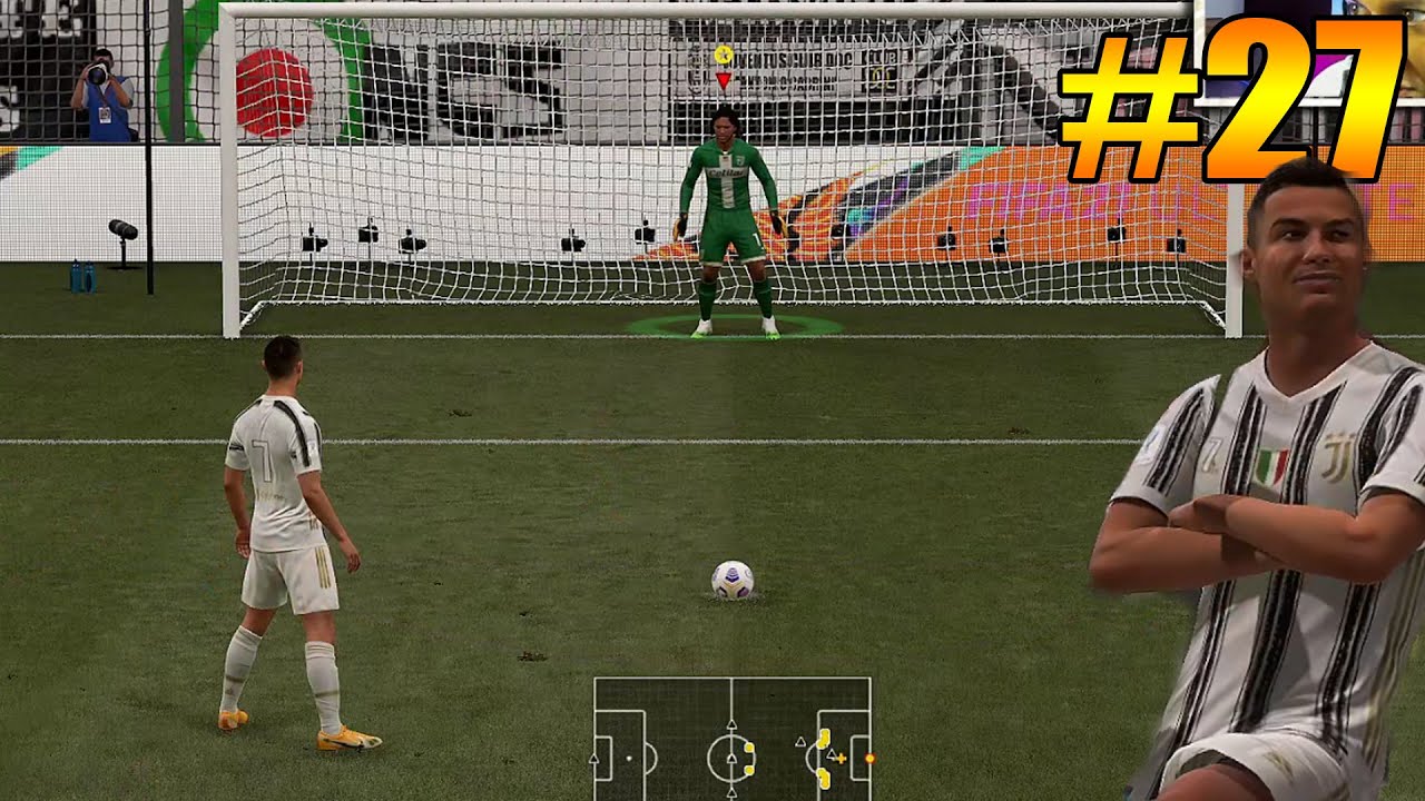 RONALDO VS EL LOCO RENE EN PENALTYS FINAL DE LA SUPER COPA DE ITALIA - MODO PORTERO FIFA 21