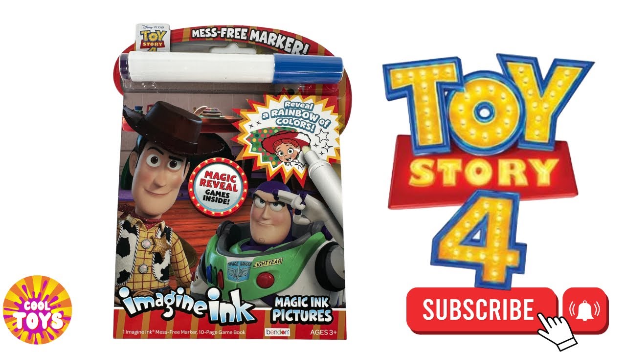 Toy Story 4 - Buzz Ligthyear - Imagine ink Coloring Book -Cool toys