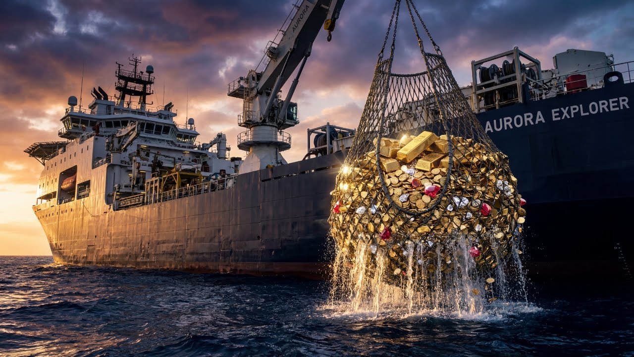 $770 MILLION Treasure Found Beneath the Ocean (Realistic Deep-Sea Extraction Mission) Compilation