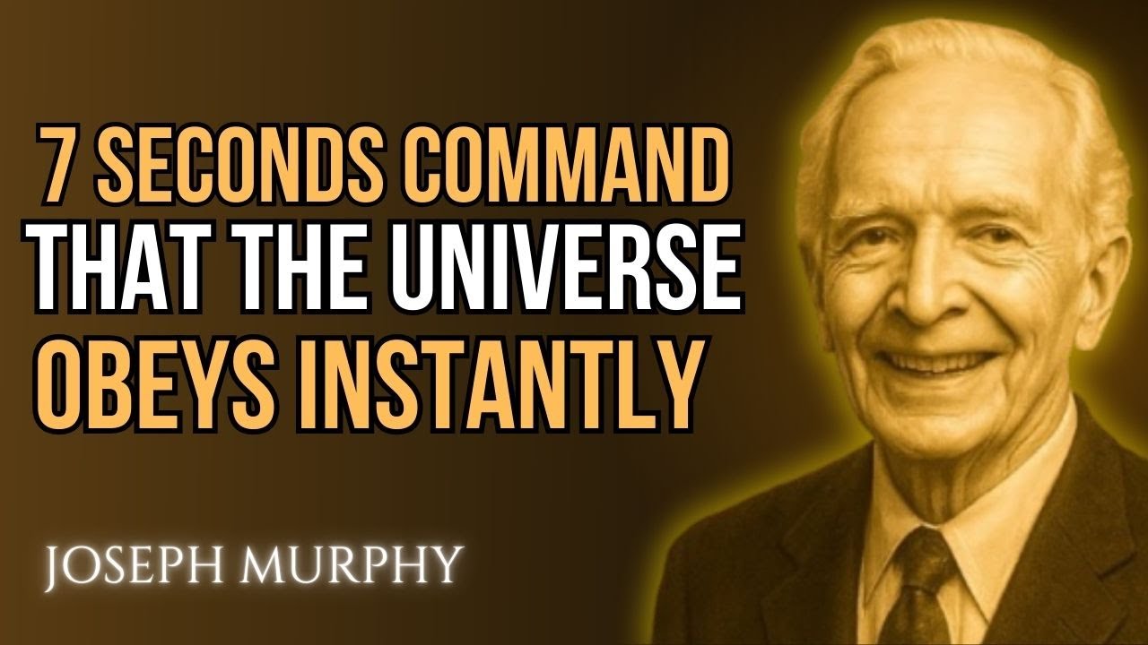 Joseph Murphy Reveals the 7-Second Command That Changes Reality