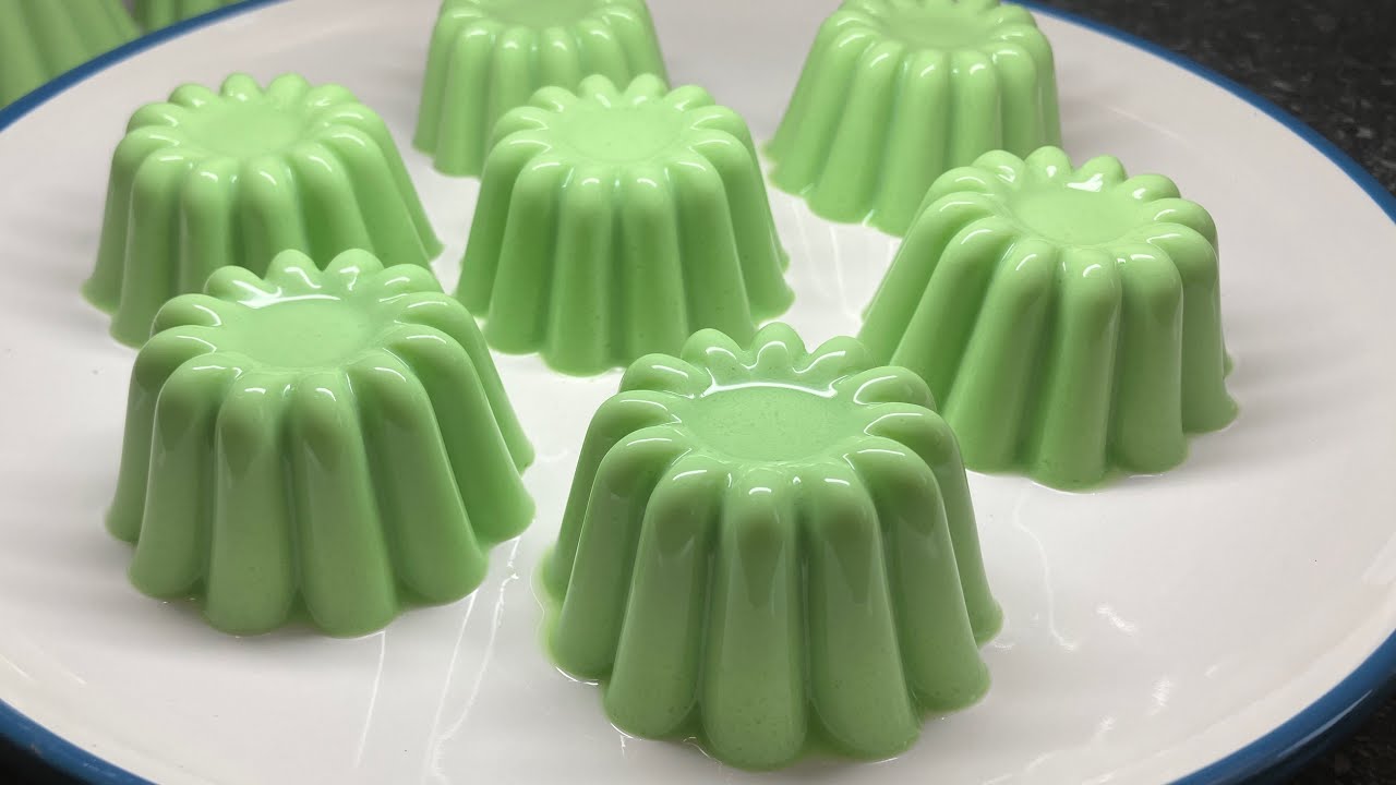 班兰牛奶布丁| 好吃又美味 非常容易做的甜品！| Pandan Milk Pudding