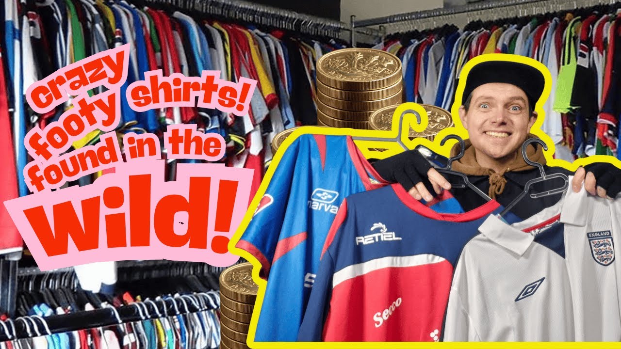 RESELLER FINDS CRAZY RETRO FOOTBALL SHIRTS OUT IN THE WILD....